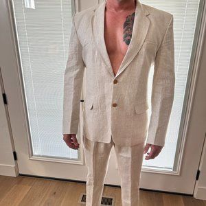 Custom Linen Suit